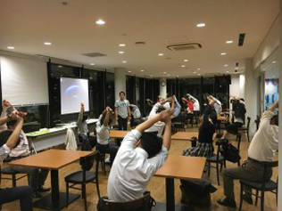 ストレッチの様子２